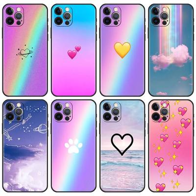 Funda de teléfono con patrón de corazón para iPhone Samsung Galaxy Redmi Xiaomi Oppo OnePlus Note SA 7 8 9 10 11 12 13 14 20 21 22 23 53 54 Pro Max Ultra TPU suave