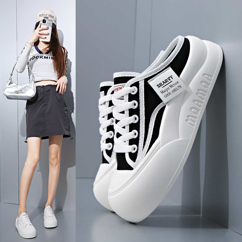 Fashion Without Heels Appearance Increases Kawaii Platform Shoes Dress Fashion Woman Sneakers Shoes Women Heels Summer Sports