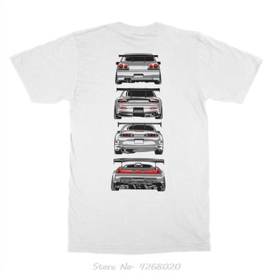 Móda Horký Výprodej Japonské Klasické Legendární Auto 90. léta JDM R34 GTR Skyline RX7 NSX 350Z S2000 Tričko Pánské Bavlněné Tričko