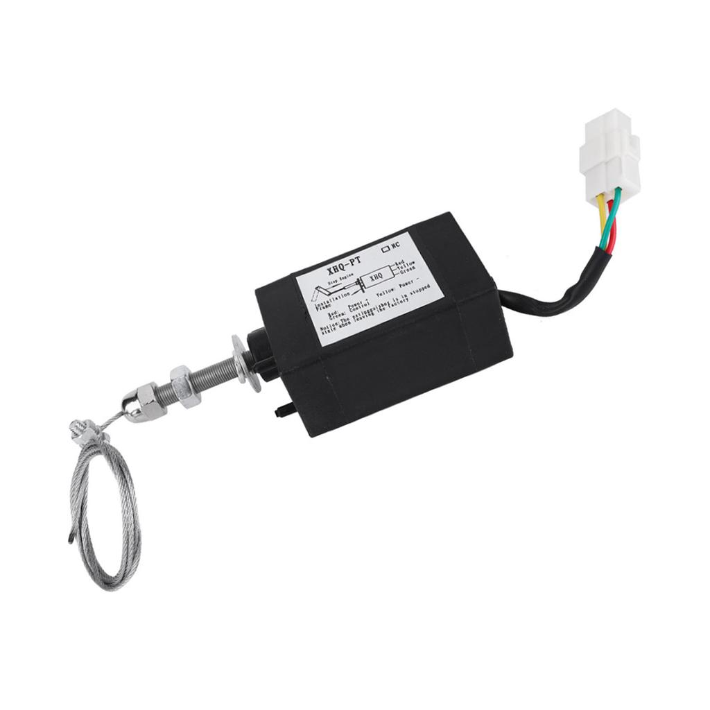 DC 12 24V Diesel Engine Flame Out Device Engine Stop Solenoid Valve(12V)