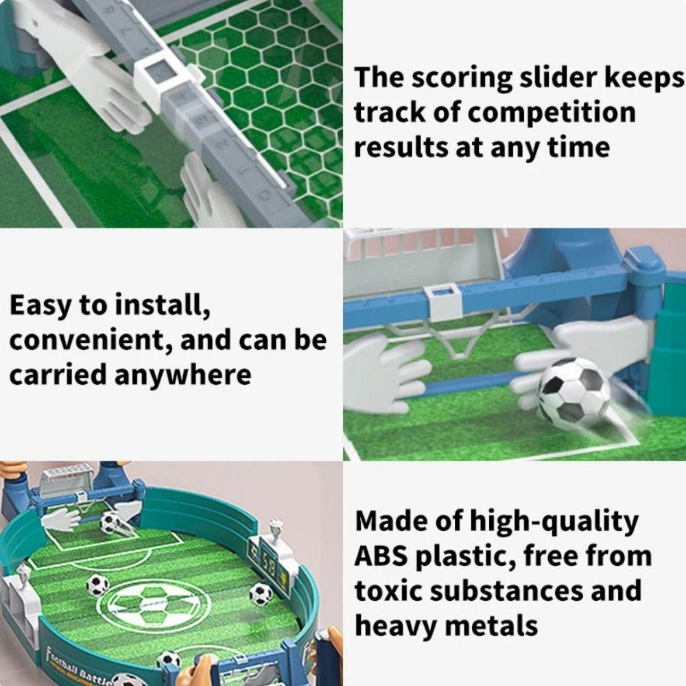 Ejection Type Table Football Board Game Mini Table Football Toys Parent-Child Interactive