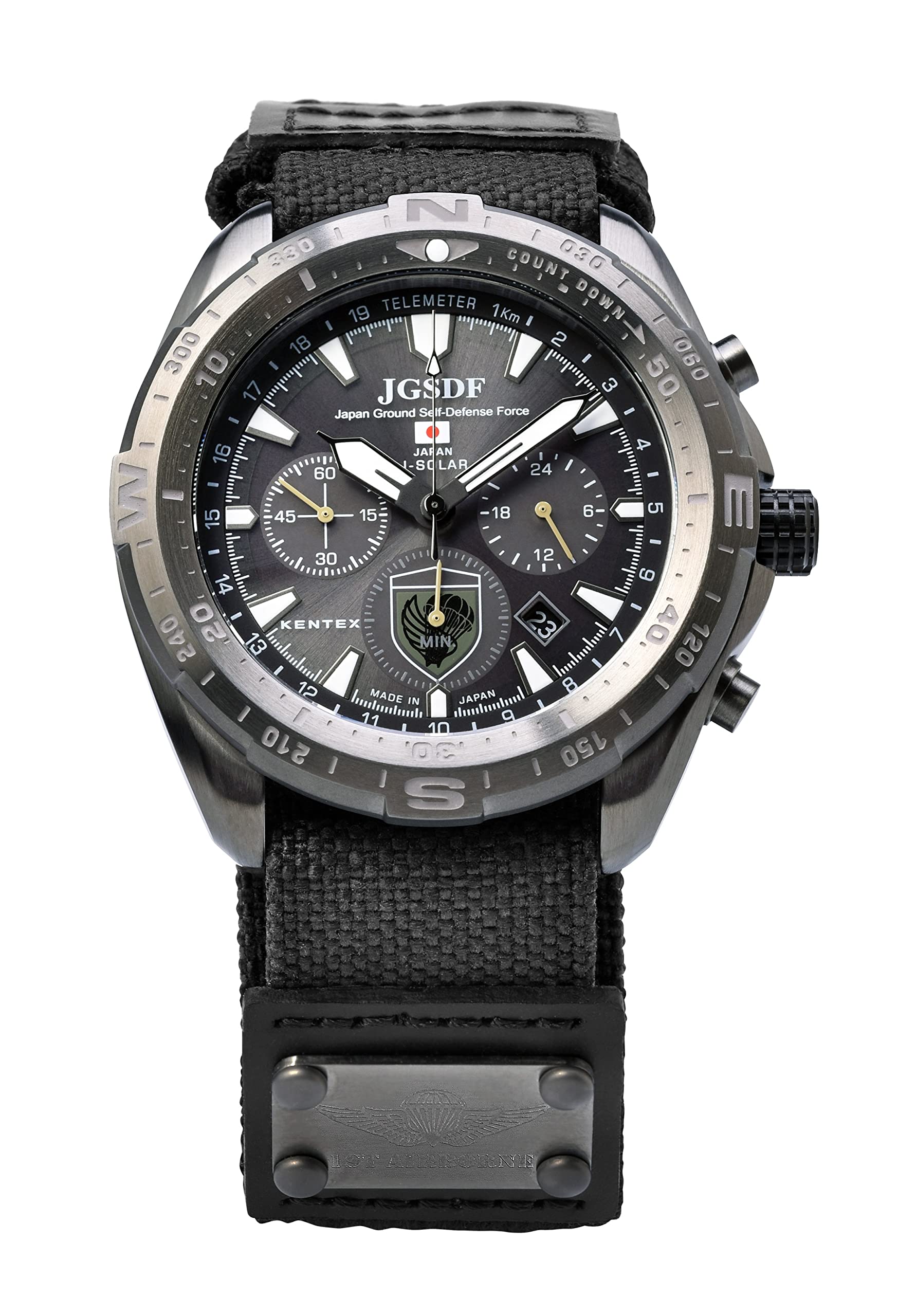 

Годинник Solar Chronograph Ground Force Solar Pro First Airborne Group Model Blue [KENTEX] Self-Defense S801M-02 Men s