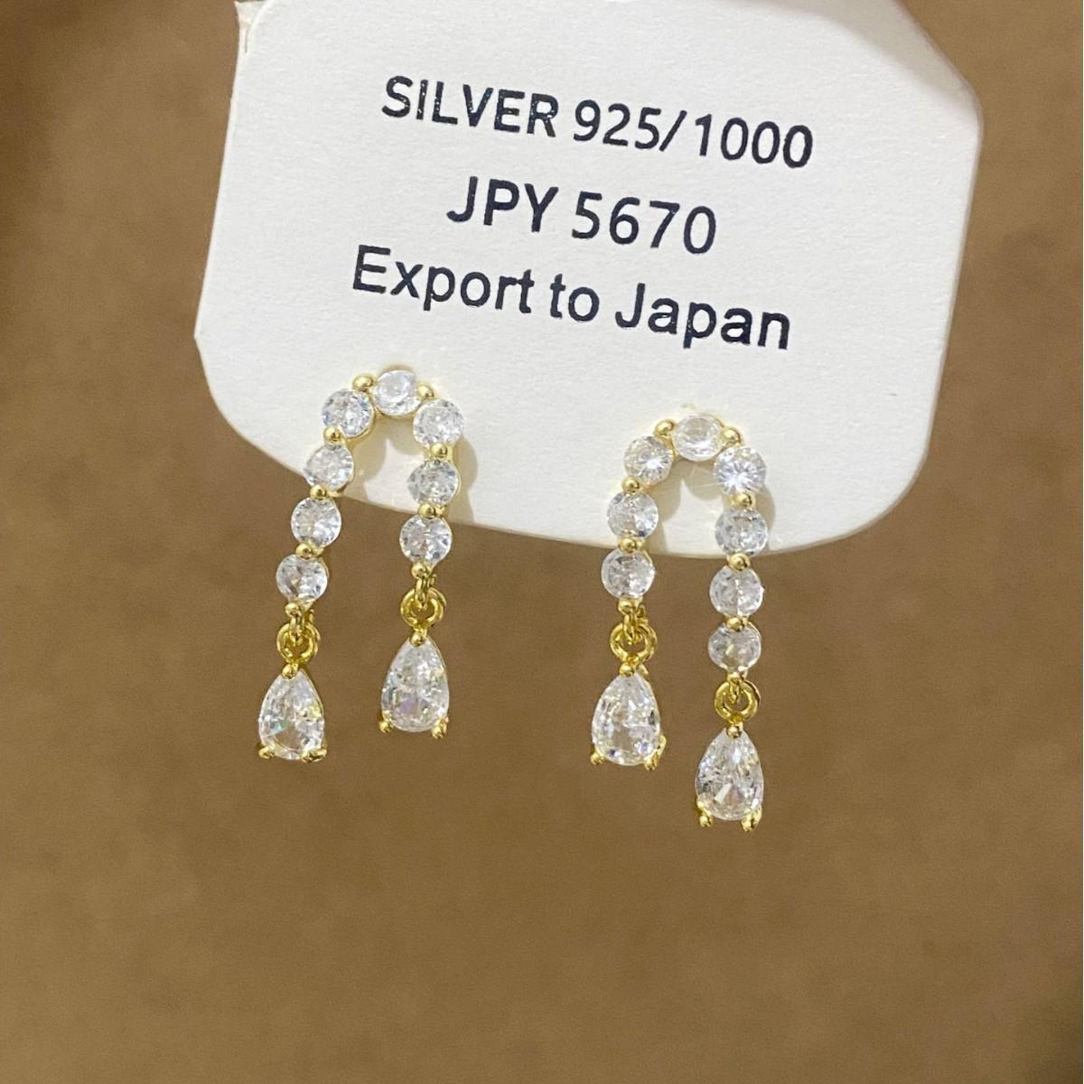 Exquisite French Zirconia Tassel Earrings - Elegant, Fashionable, and Versatile for Women