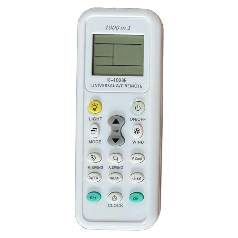 Télécommande Universelle 1000 en 1 K 1028E Affichage LCD Numérique pour Climatiseur AC Télécommande Compatible No plug