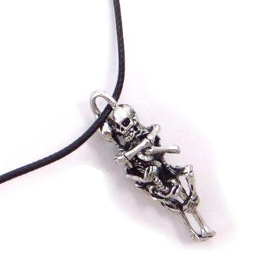 [J6293] - Designer Necklace 'Etreinte Eternelle' Aged Metal