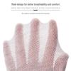 Langsha Men's Pure Cotton Antibacterial Mid-Calf Mesh Socks (5-Pack)