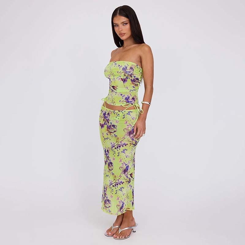 New sexy stylish printed casual holiday beach skirt bikini squid dress