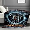 Manchester City FC Print Blanket - Soft & Comfortable, for Bedroom, Travel, Sofa, Home Decoration - Birthday Christmas Gift for Friend