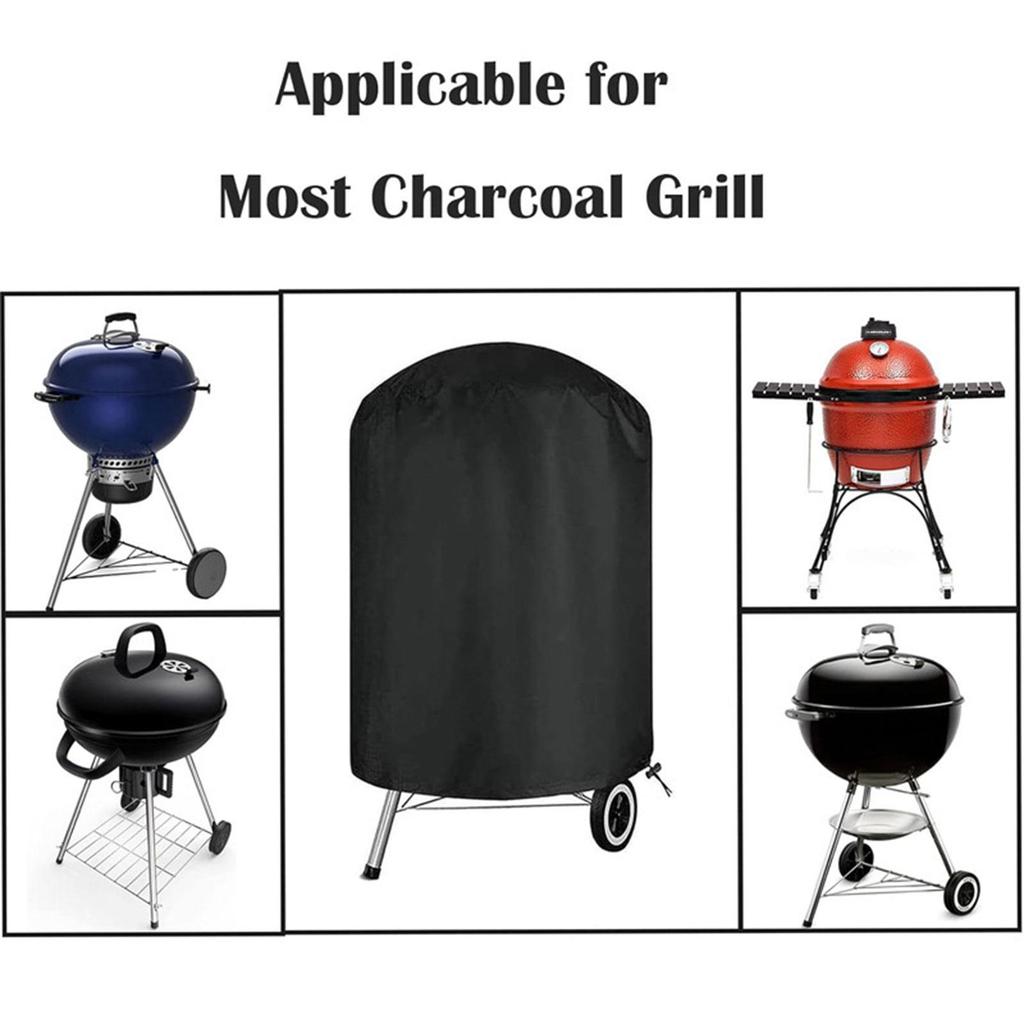 BBQ Cover Waterproof Heavy Duty Grill Mesh Protector Weatherproof Oxford Cloth for Tabletop Griddle