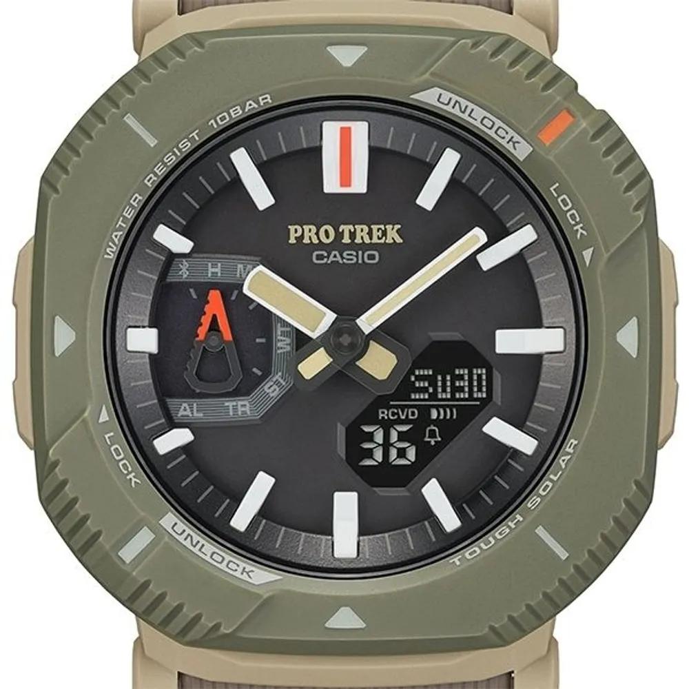 PRJ-B001-5DR IS Solar-powered Outdoor Waterproof Watch