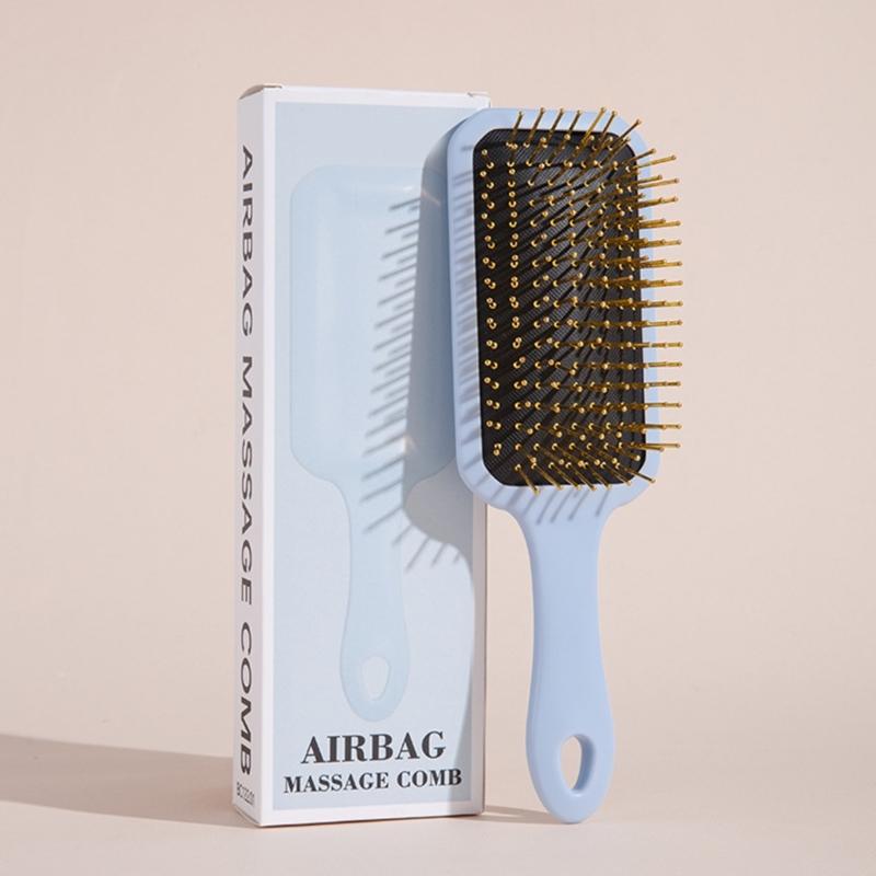 Detangling Massage Comb With Cushion Base Hair Brush And Durability ABS For Long Curly Hair Care