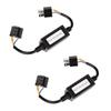 YUNPICAR H4 LED High Beam Indicator Non-lighting Prevention Adapter Canceller