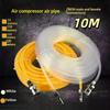 Flexible PU Air Compressor Hose Low Temperature Resistant with Quick Male Female Connectors for Outdoor Construction Work