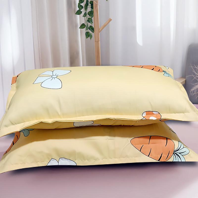 Set aus zwei modernen minimalistischen Kissenbezügen aus reiner Baumwolle für Studentenwohnheime und Zuhause