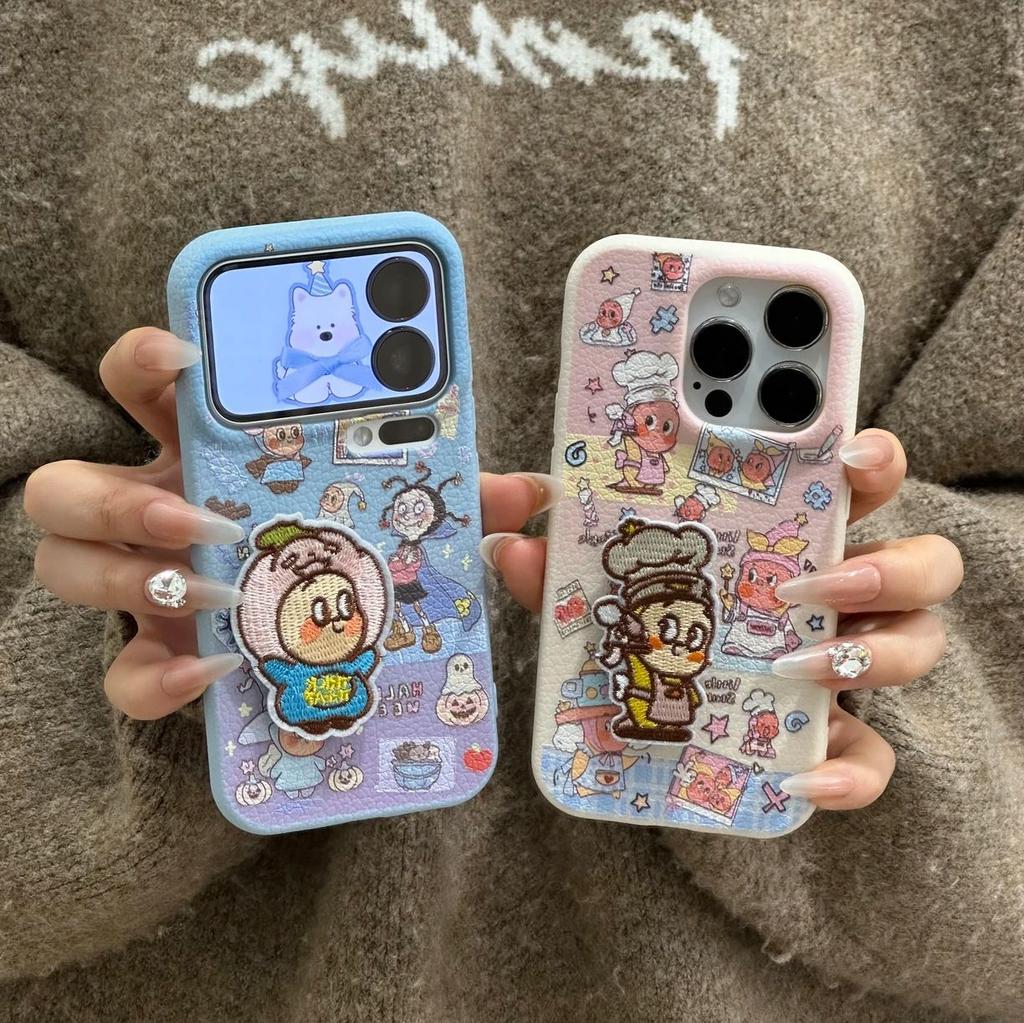 Star person bracket is suitable for Apple 17 mobile phone case 16promax anti-drop 15Pro all-inclusive 13/14 protective case.