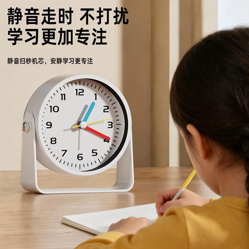 Desktop silent small alarm clock 1011 new seat pendulum desktop table clock mini ornament clock creative bedside clock
