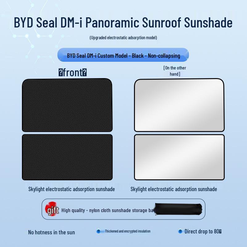 BYD Seal Tang Han Suede Heat Insulation Sunroof Shade