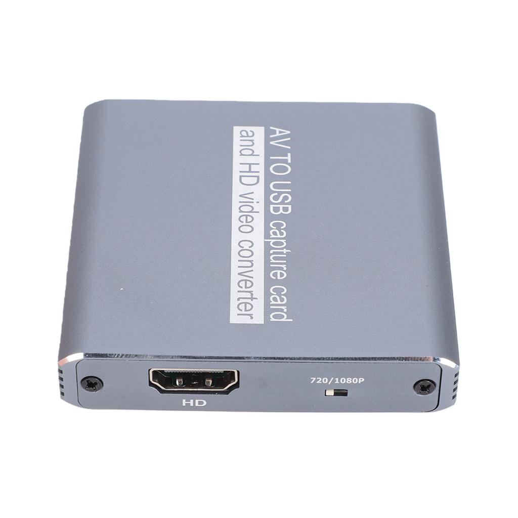 AV to Digital Converter HD Multimedia Adapter USB Video Capture Card Support for Hi8 Save Old Videos to Laptop and