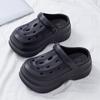 Rimocy 2025 New Womens Platform Clogs Sandals Thick Bottom Eva Garden Shoes Woman Summer Outdoor Non Slip Beach Sandalias Mujer