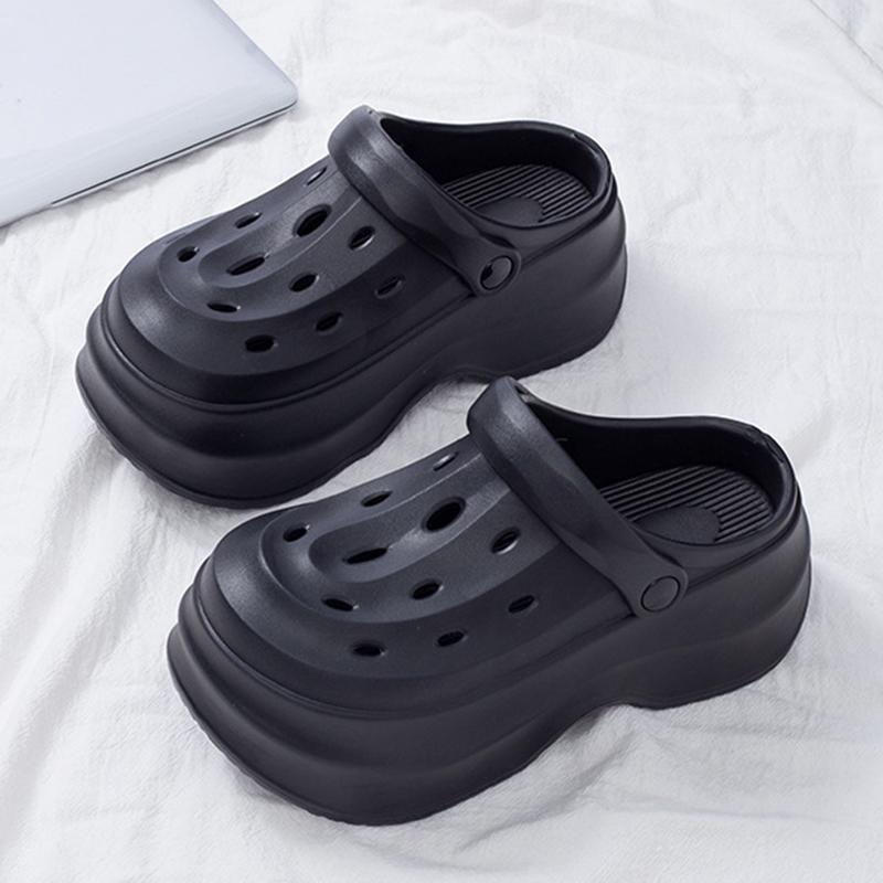 Rimocy 2025 New Womens Platform Clogs Sandals Thick Bottom Eva Garden Shoes Woman Summer Outdoor Non Slip Beach Sandalias Mujer