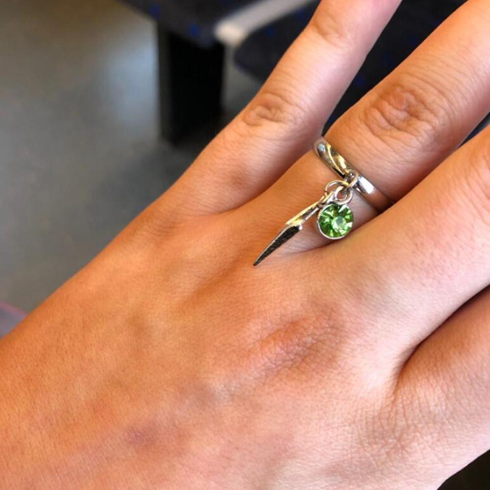 20Pcs/Lot Colorful Crystal Birthstone Dangle Charms Necklace Bracelet Earring Keychain Pendant For DIY Jeweley Making Supplies