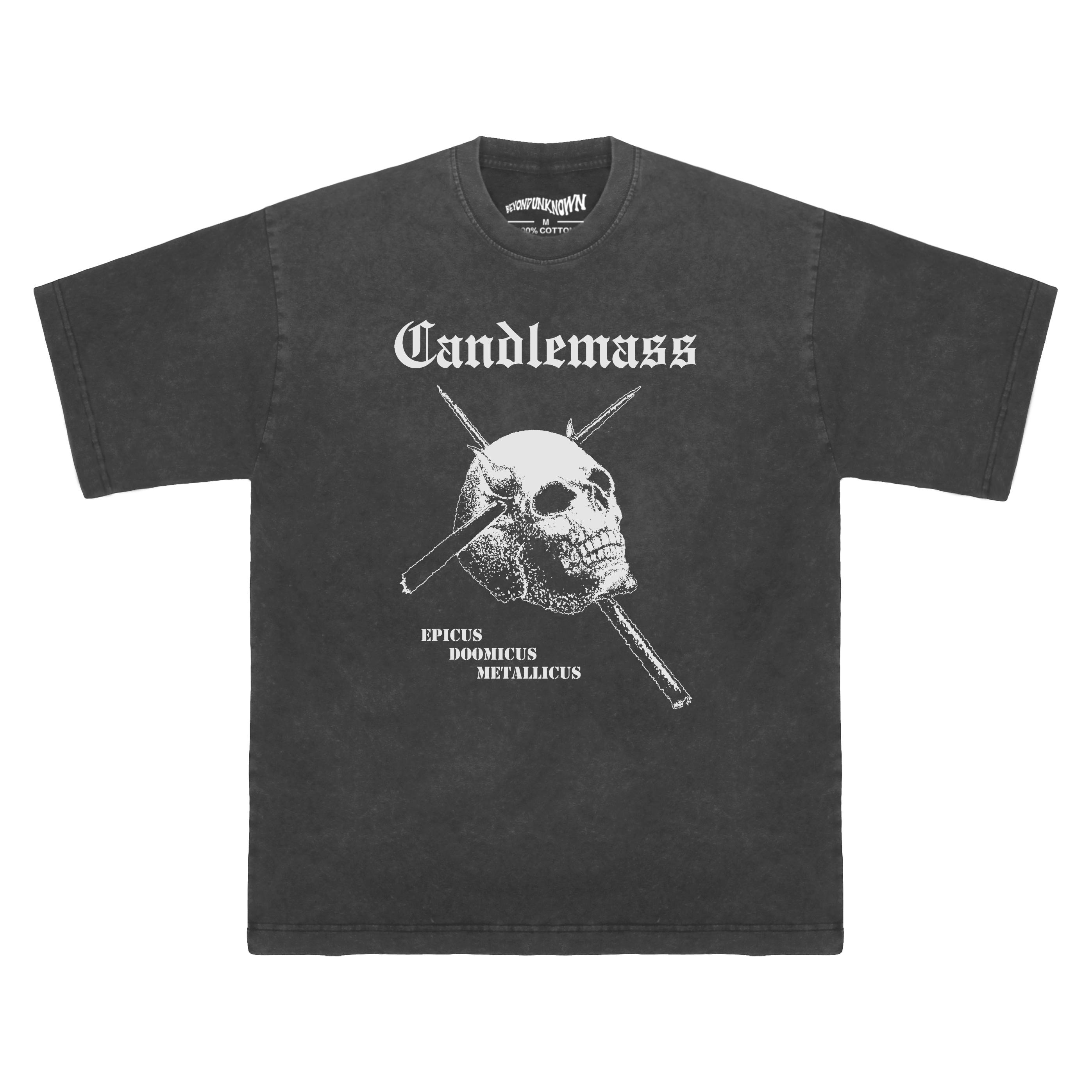 

Candlemass T Shirt Heavy Metal Solitude Aeturnus Solstice Trouble Mens Clothing Short Sleeve Summer Cotton Printed Shirt S