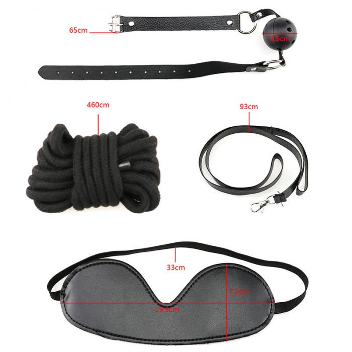 10 Piece Bdsm Bondage Sex Toys Kits for Couples Fetish Kinky Bundle Tied Binding Porno Handcuff Pillory Spanking Whips