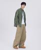 GLW Washed Pocket Parachute Cargo Pants Beige