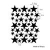 39PCS Five-Pointed Star Cartoon Children's Room Full of Stars Wall Stickers Removable Wall Sticker