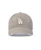 Emelbi Damaged Washed Unstructured Ball Cap La (Grey)