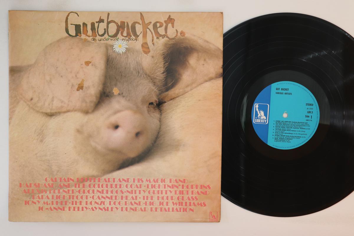 

LP Record VARIOUS Gutbucket An Underworld Eruption LBX3 LIBERTY 1969 UK Rock Used