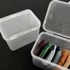 Transparent Square Makeup Storage Box, Swab Ball Holder Storage Box, Jewelry Beads Storage Box