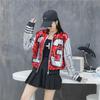 Sequined Women's Baseball Jacket - Spring & Autumn 2025, European Design, Versatile, Short, Niche Style