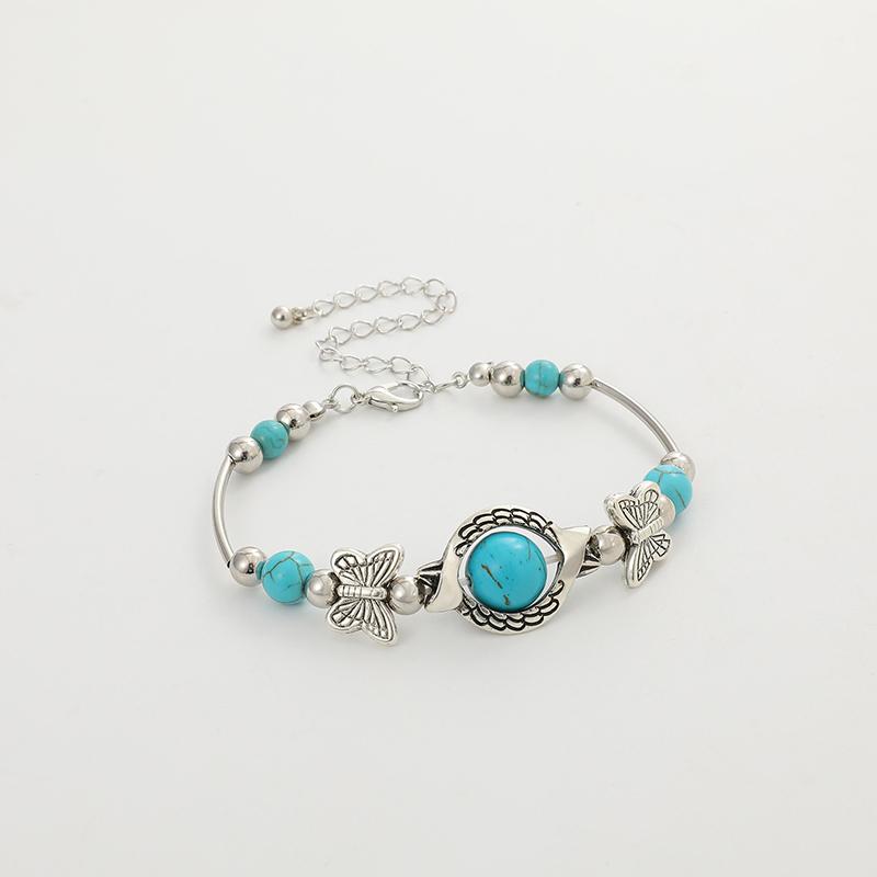 Popular Jewelry Versatile Turquoise Handmade Bracelet Popular Butterfly Turtle Bracelet Jewelry