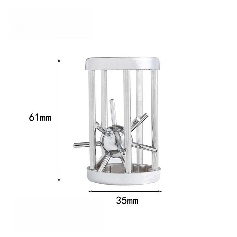 Key Holder Difficult Disentanglement Brain Teaser Metal For Adults  Smart Logic Iq Test Mind Challenge Educational Toys