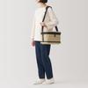 MUJI Foldable Soft Cooler Bag with Shoulder Strap, Beige, Approx. 28 X 22 X 19 Cm, 12L, 83832810