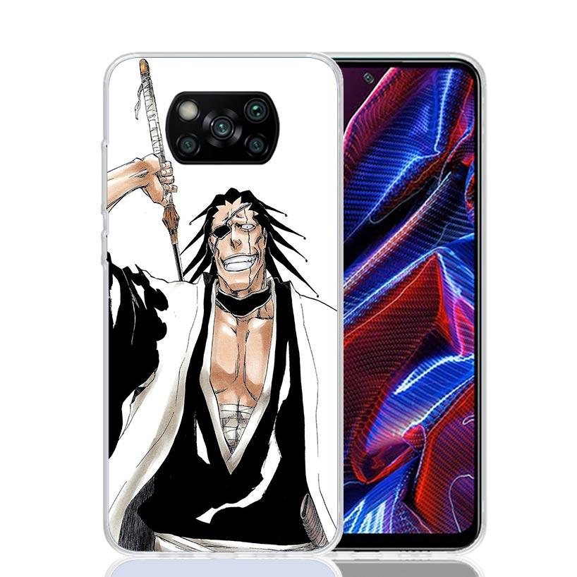 Zaraki Kenpachi Bleach Phone Case For Xiaomi Poco X7 X6 X5 Pro F7 Ultra Redmi 15C 15 13 13C 12 12C 10 10A 10C 9 9A 9C 9T Cover P