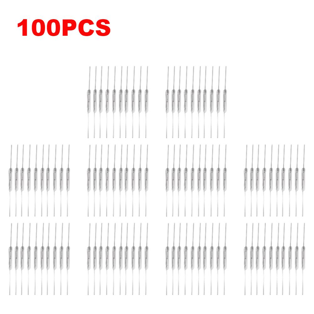 100-10 Stück Normally Offen Magnetschalter Schwingungsfest Elektronischer NO Schalter 2*14mm N/O Reed-Schalter