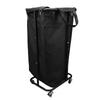 Laundry Basket with Double Handles Dirty Clothes Hamper 4 Casters Child Toy Storage Container for Home