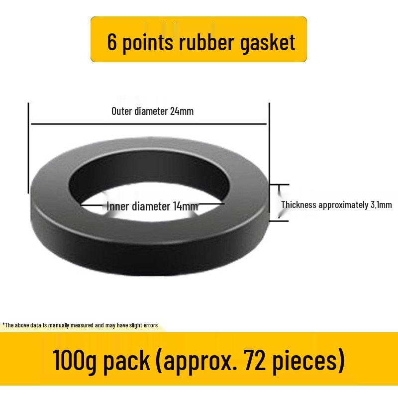 Quick-Fit Silicone Gasket & Waterproof Ring Set: Rubber Gasket, Sealing Ring, Corrugated Pipe, Water Inlet Hose, Quarter Gas Pipe