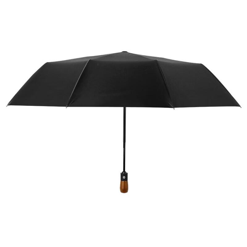 Nanqiao Wooden Handle 10-Rib Automatic UV Umbrella