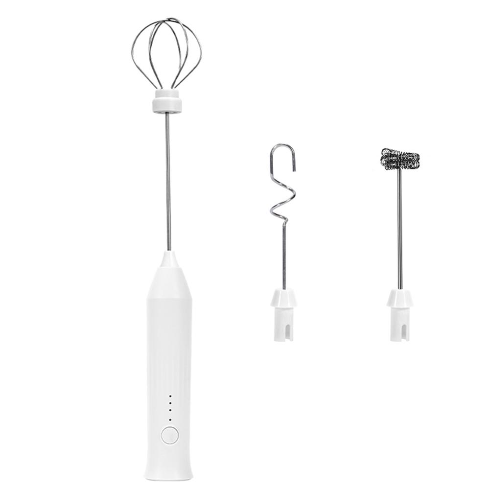 Wireless Egg Beater USB Charging Portable Milk Frother Multifunctional Handheld Foam Maker Household Baking Tool