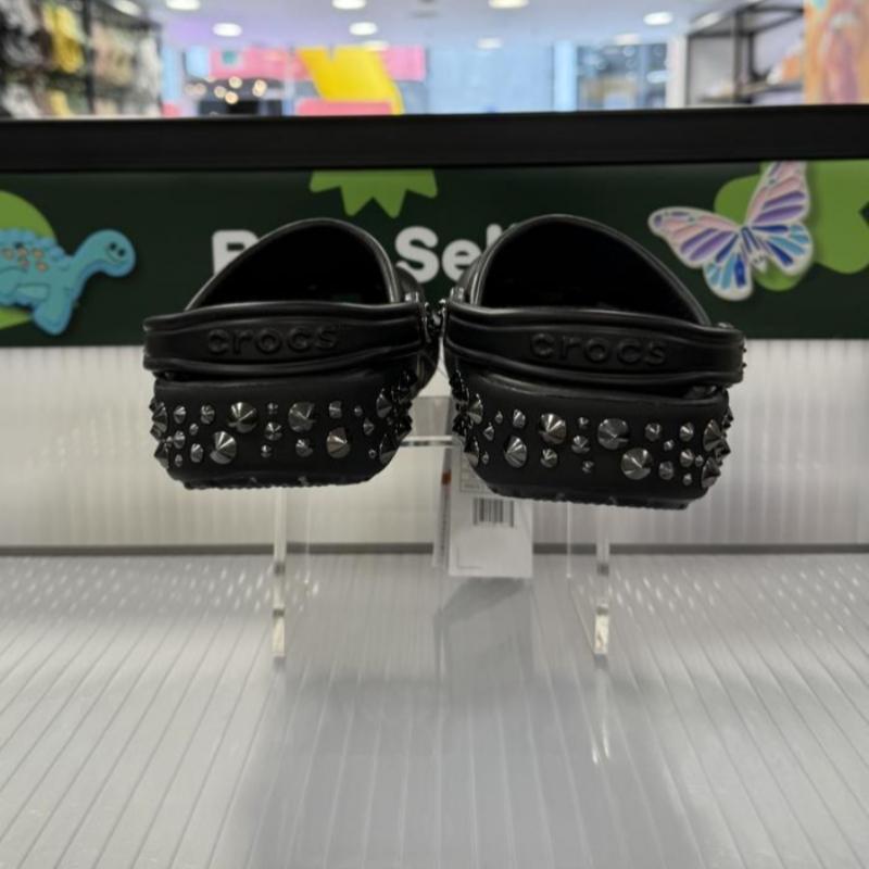 Crocs Classic Stud Clog Schwarz 211596 001