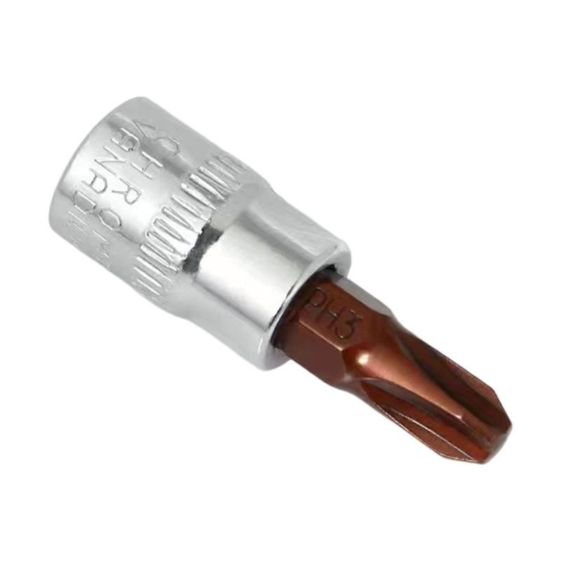 Ratchet Wrench Socket Set 1/4" Hexagonal Drive Screwdriver Bit Repair Hand Tool Socket Wrench Adapter