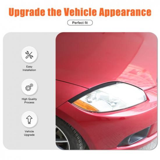 

Глянцева чорна накладка на брови фари для Mitsubishi Eclipse 2006-11