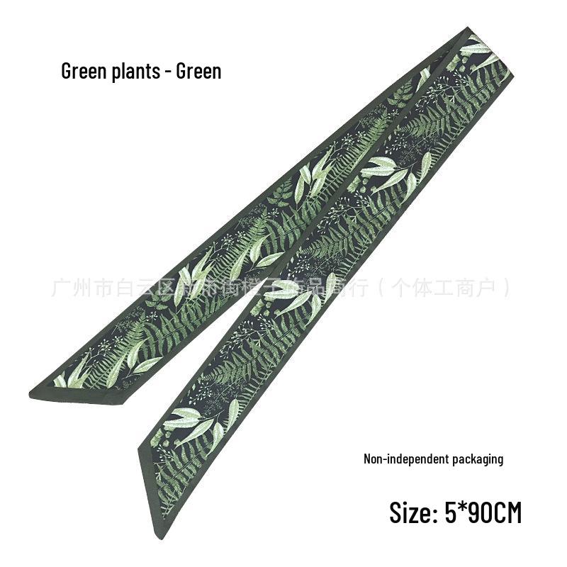 Silk Scarf Accessory: Long Ribbon for Bag, Headband, or Hair Tie