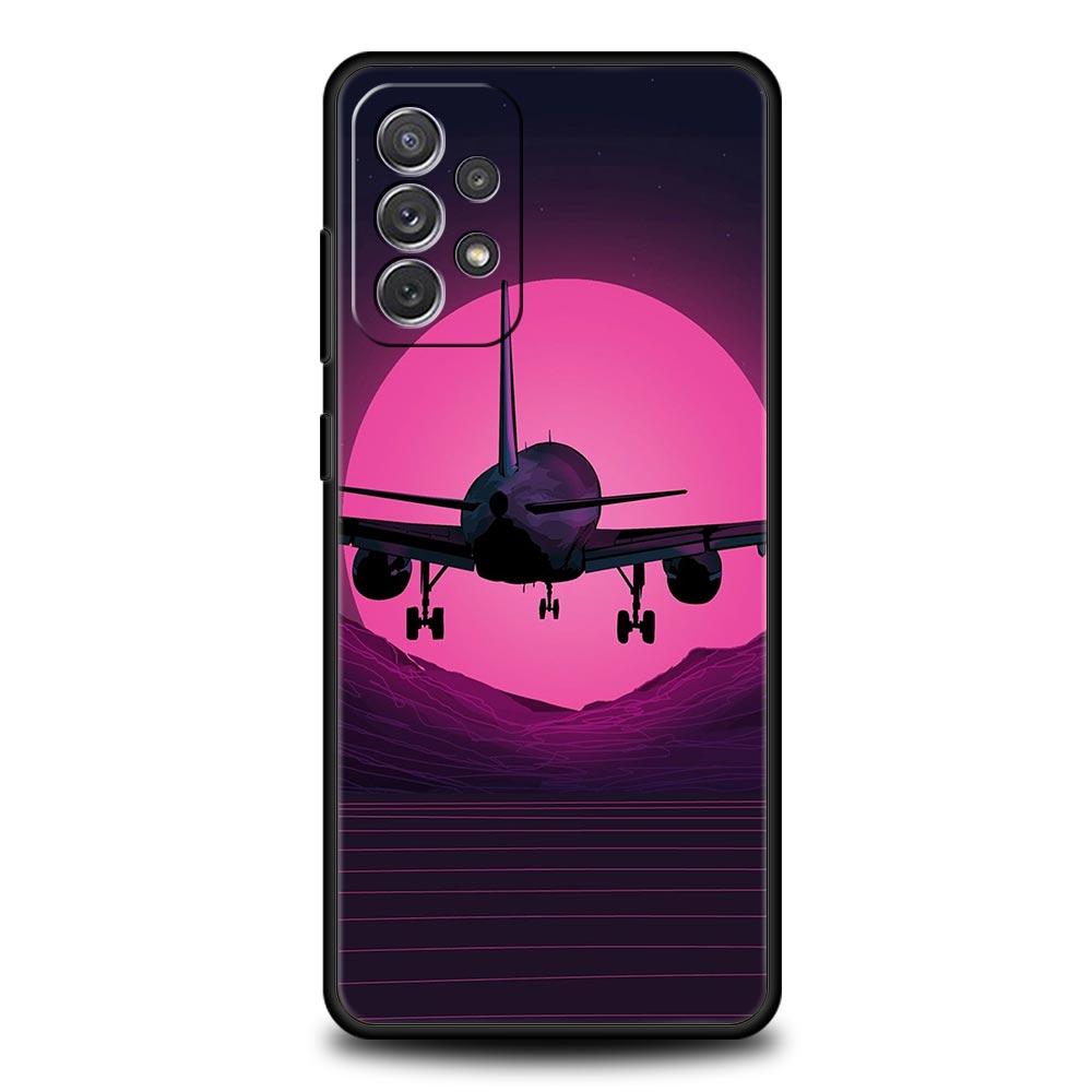 

Airplane World Map Travel Phone Case For Samsung Galaxy A17 A07 A55 A35 A25 A15 A05 A33 A31 A23 A21s A13 A73 A53 A51 A71 Cover Samsung A03