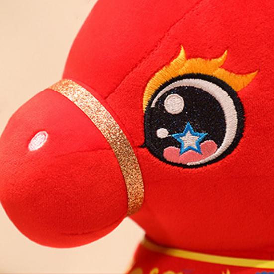 Horse Brings Wealth Plush Doll Dragon And Horse Spirit Pendant