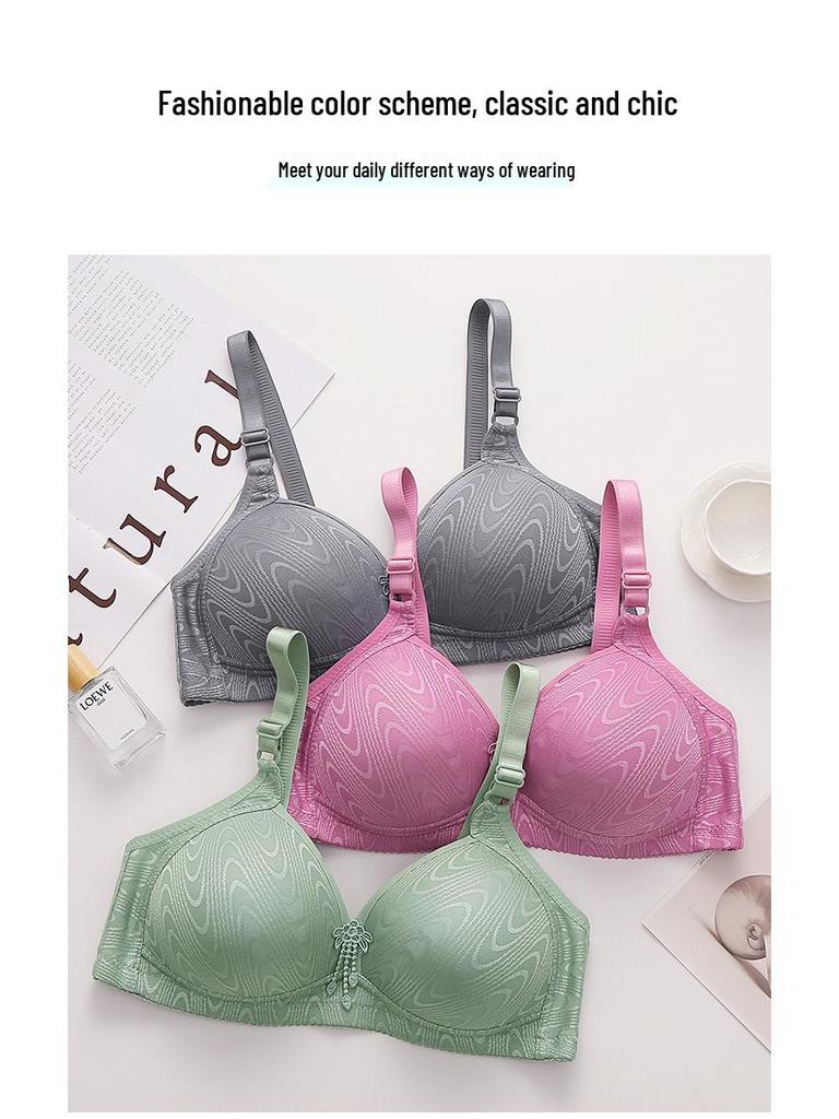 Magnetfreier kabelloser Übergrößen-BH gegen Durchhängen für Frauen mittleren Alters und ältere Frauen