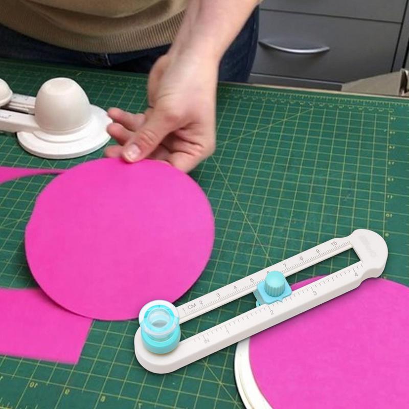 Craft Circles Cutter Paper Trimmer Tool For Round Crafts Supplies Easy To Read Clear Scale And Rotary Circles Cutter For DIY